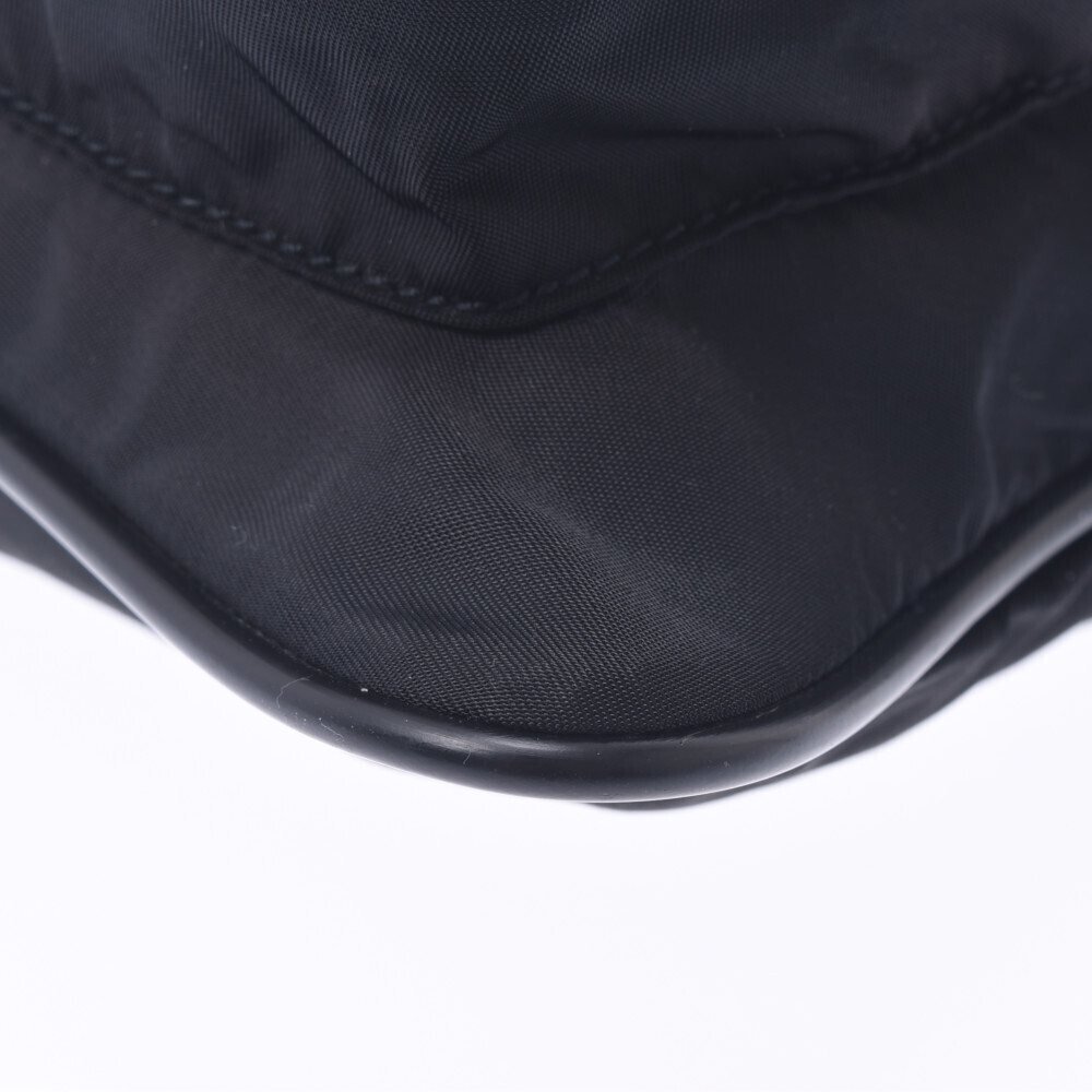 Prada Saffiano leather Nylon Re bag black shoulder - Picture 6 of 11